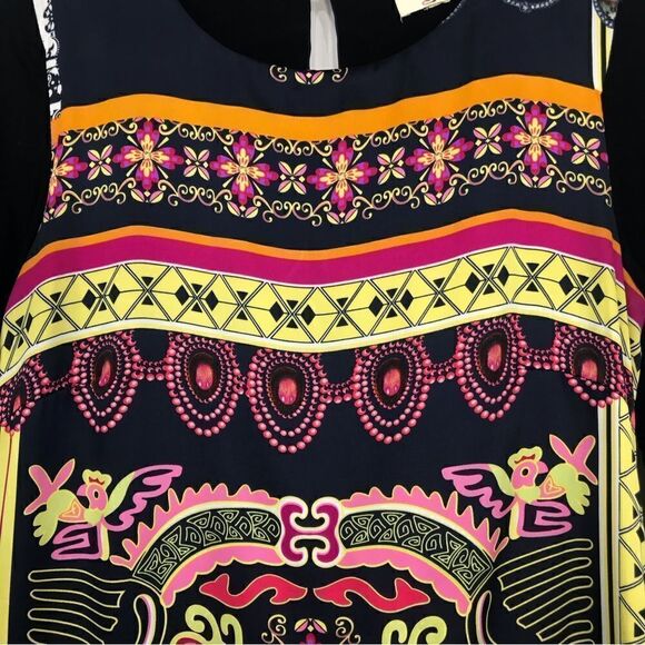 Aryeh Colorful Medallion Graphic Print Sheath Dress - Picture 9 of 16